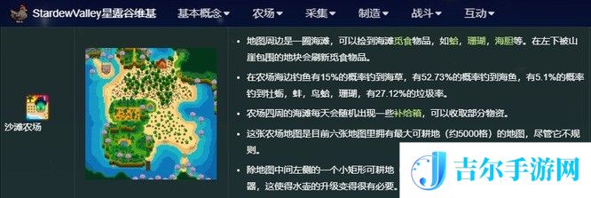 星露谷物语沙滩农场优势是什么？